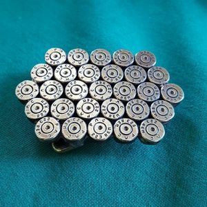 223 AR-15 bullethead belt buckle hand crafted